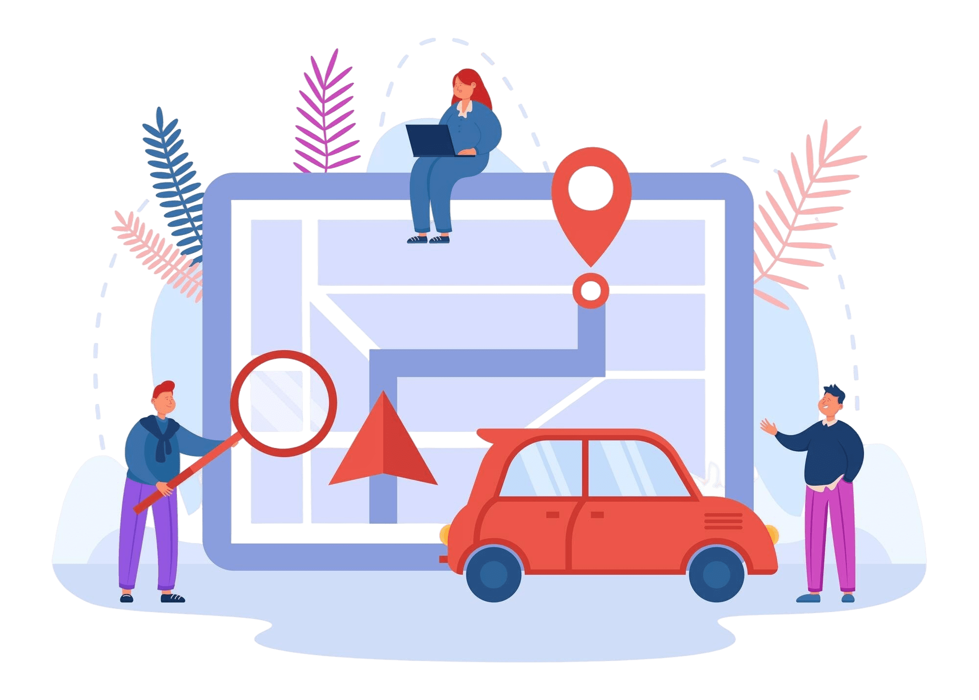 Live GPS Vehicle Routing
